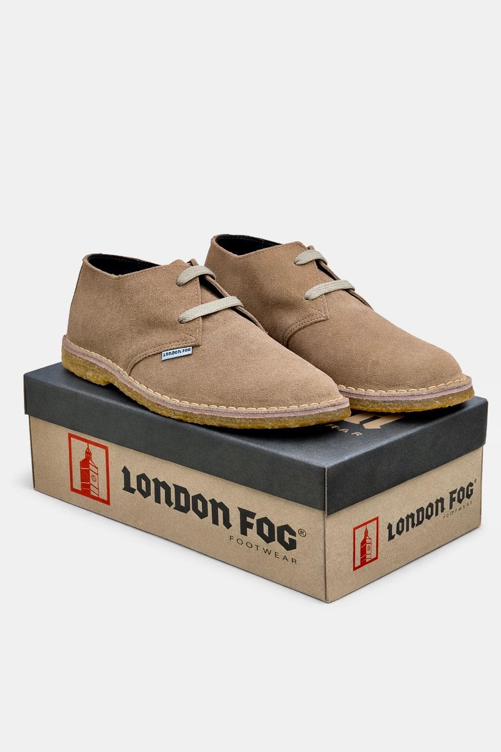 Sapato Casual London Fog em Camurça