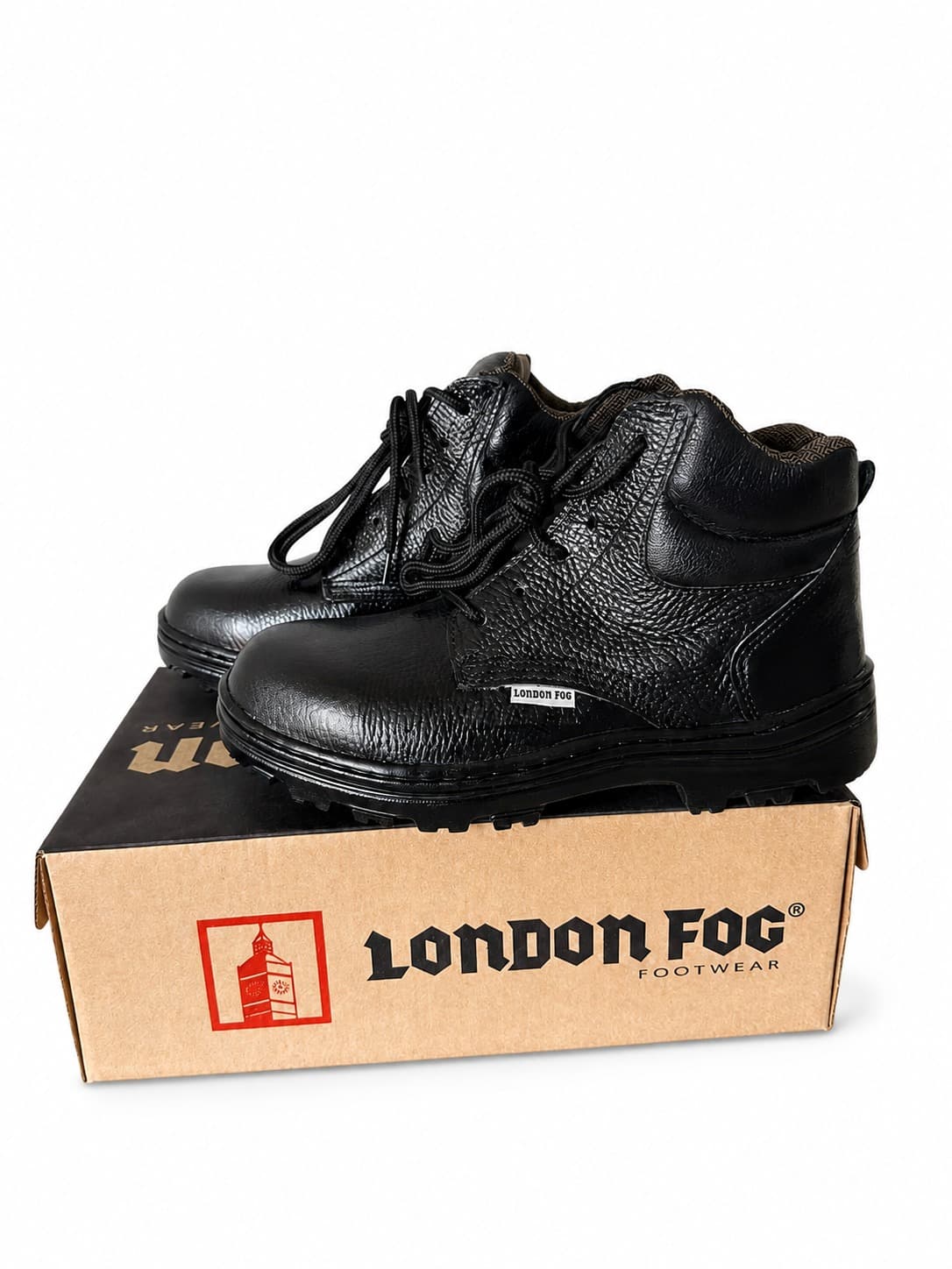Bota London Fog em Couro Premium — Preta
